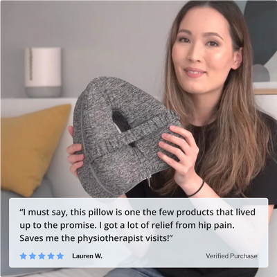 Gaitra™ Alignment Pillow – Relieves Hips, Back & Sciatica